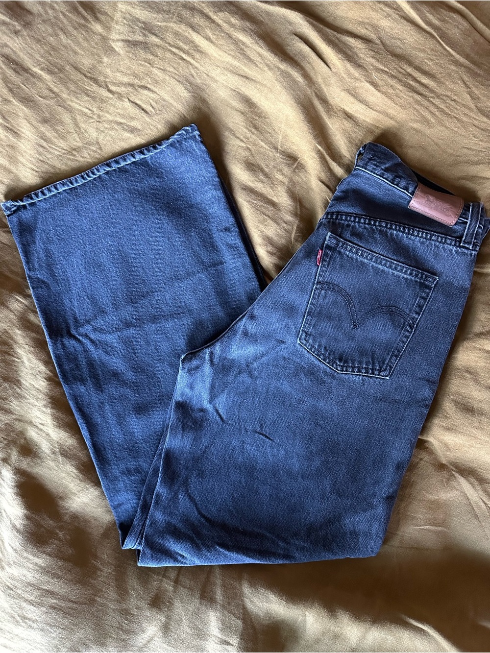 Levi’s Ribcage Wideleg Jeans - Black - Picture 6 of 7